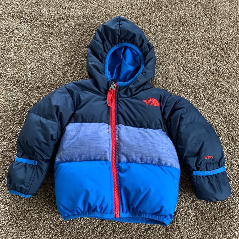 Toddler boys Northface moondoggy jacker 12-18m